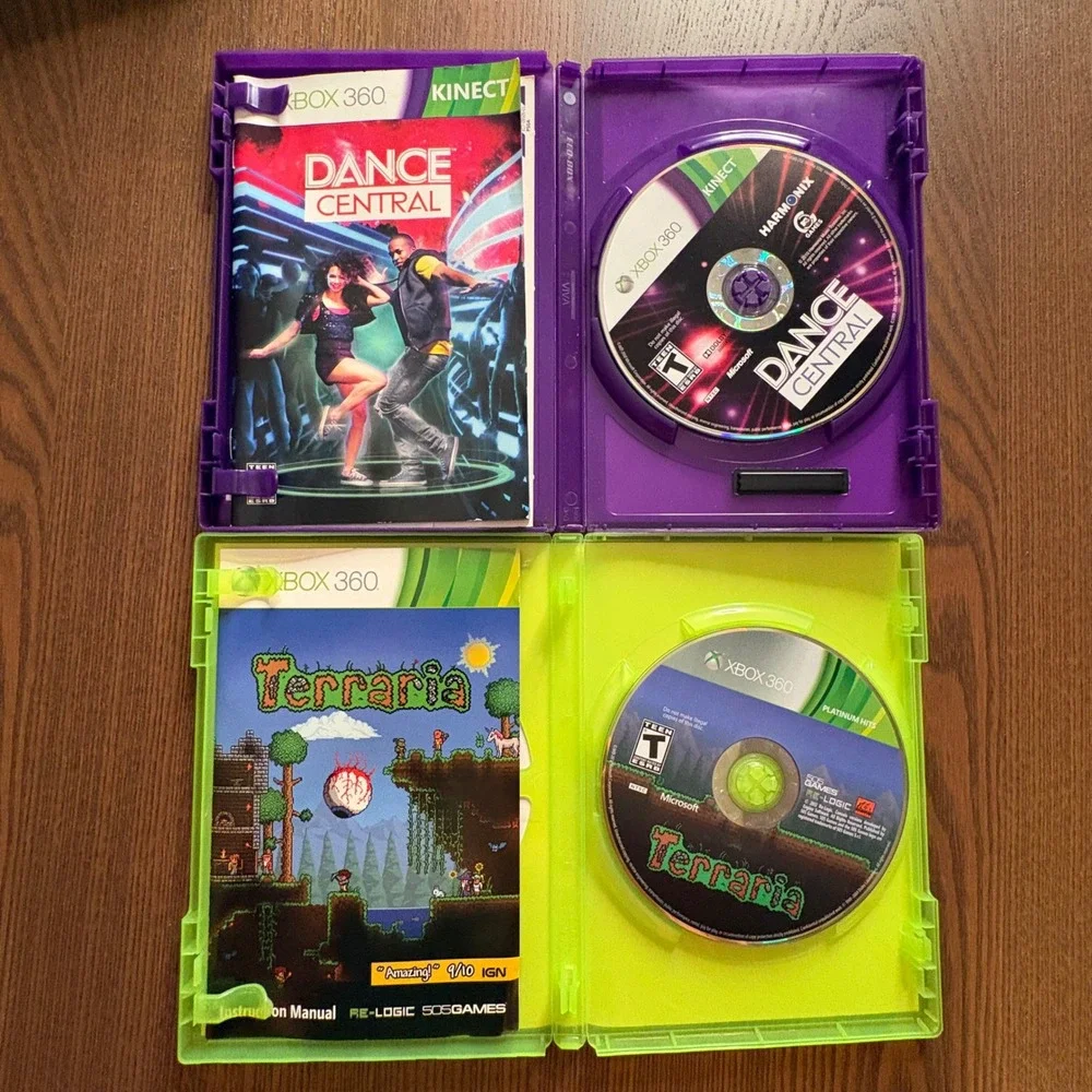 Xbox 360 Game Lot Sims 3 Destiny Terraria Scene It Dance Central Def Jam Rapstar